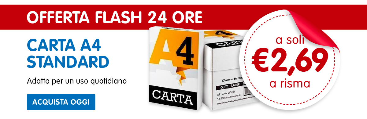 CARTA A SOLI €2,69 A RISMA